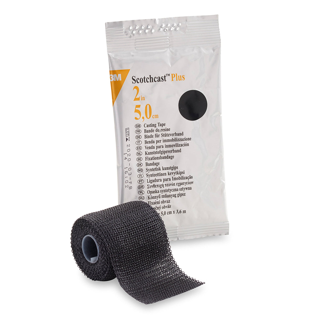 3M™ Scotchcast™ Plus Black Cast Tape, 2 Inch x 4 Yard - Orthopedic>Casting>Cast and Splint Materials - Solventum Corporation