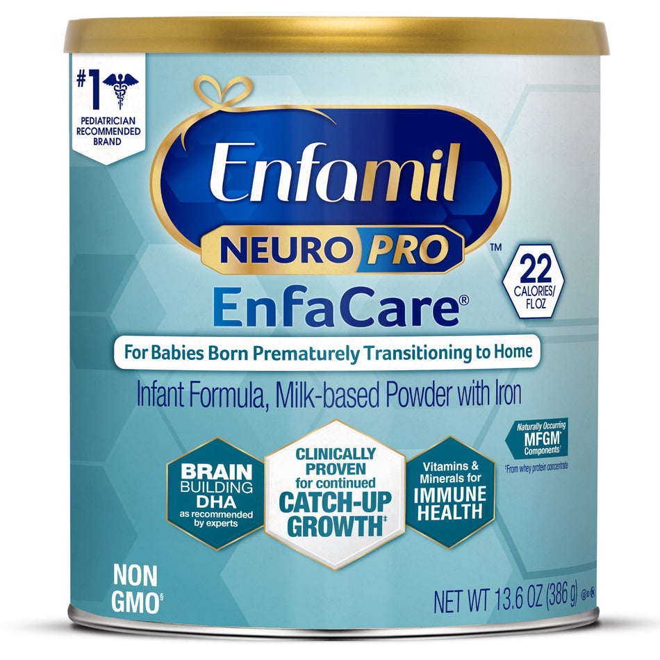 Enfamil� NeuroPro� Enfacare� Infant Formula, Powder, 12.8-ounce can-Infant Formula Enfamil� NeuroPro� EnfaCare� Unflavored 13.6 oz. Can Powder Milk-Based Premature