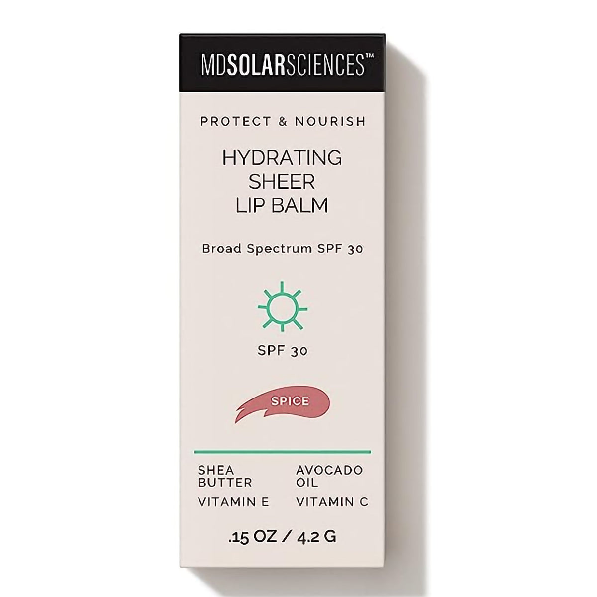 MDSolarSciences® Hydrating Sheer Lip Balm, Spice - Personal Hygiene>Mouth Care>Lip Balm - MDSolarSciences