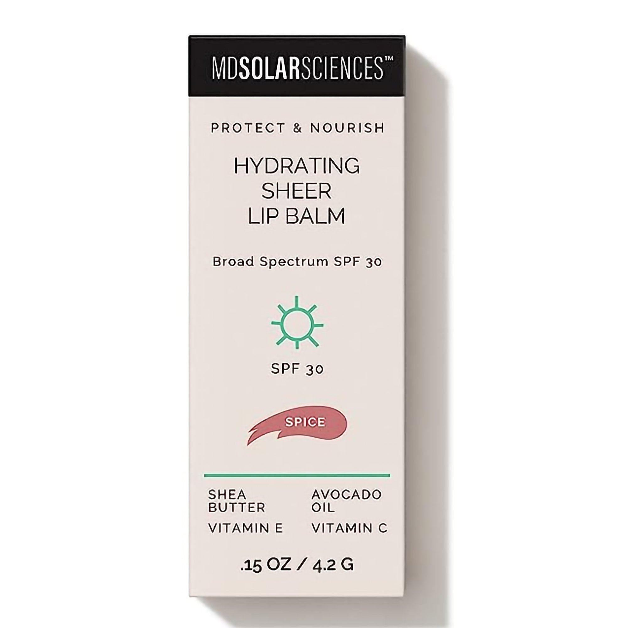 MDSolarSciences® Hydrating Sheer Lip Balm, Spice - Personal Hygiene>Mouth Care>Lip Balm - MDSolarSciences