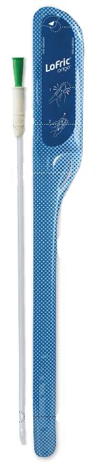 Wellspect Healthcare-Urethral Catheter LoFric Origo Nelaton Tip Hydrophilic Coated Polyolefin-Based Elastomer (POBE) 8 Fr. 12 Inch