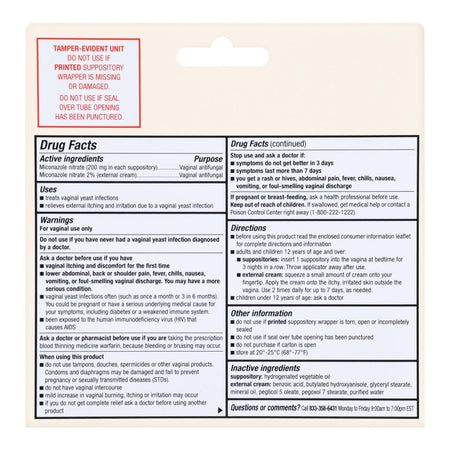 Foster & Thrive™ 2% Miconazole Nitrate Vaginal Antifungal Kit - Pharmaceuticals>Over the Counter>Anti-Itch and Antifungals...