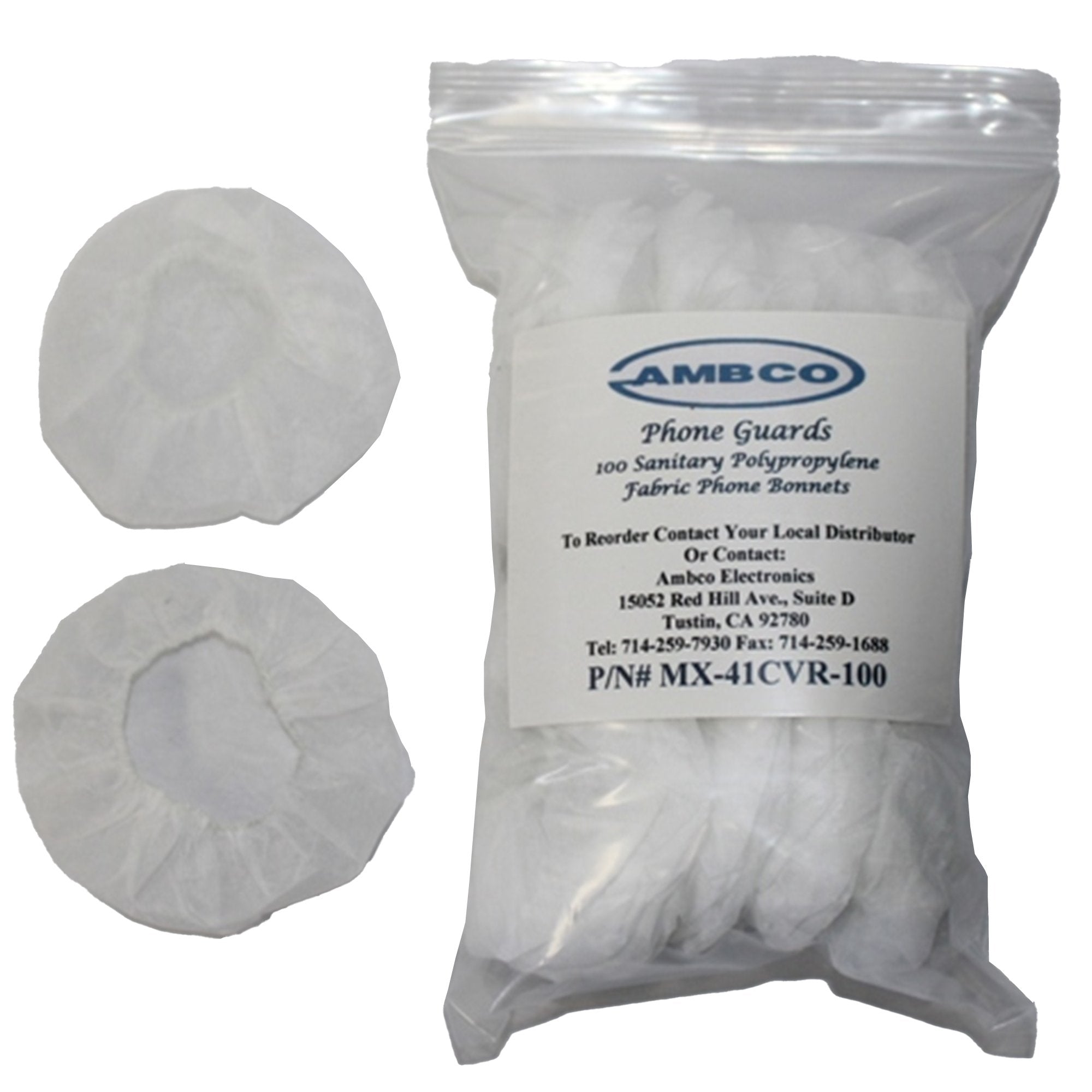 Ambco Sanitary Headset Cover for use with Maico MX-41/AR Audiometer Headset - Textiles>Equipment Drapes and Covers - Ambco...
