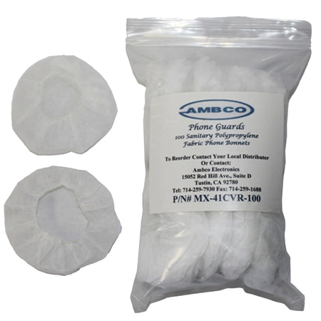 Ambco Sanitary Headset Cover for use with Maico MX-41/AR Audiometer Headset - Textiles>Equipment Drapes and Covers - Ambco...