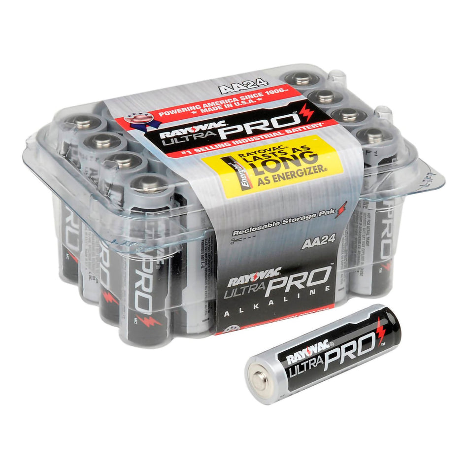 Rayovac® Ultra Pro™ Alkaline AA Batteries, 24 Pack - Housekeeping>Electrical Supplies>Batteries - Energizer LLC