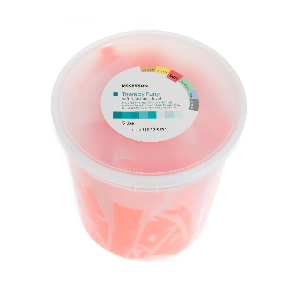 McKesson Therapy Putty, Red, Soft, 5 lbs.-Therapy Putty McKesson Soft 5 lbs.