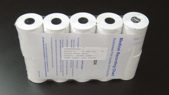 Future Health Concepts Recording Paper-Recording Chart Paper Roll Without Grid