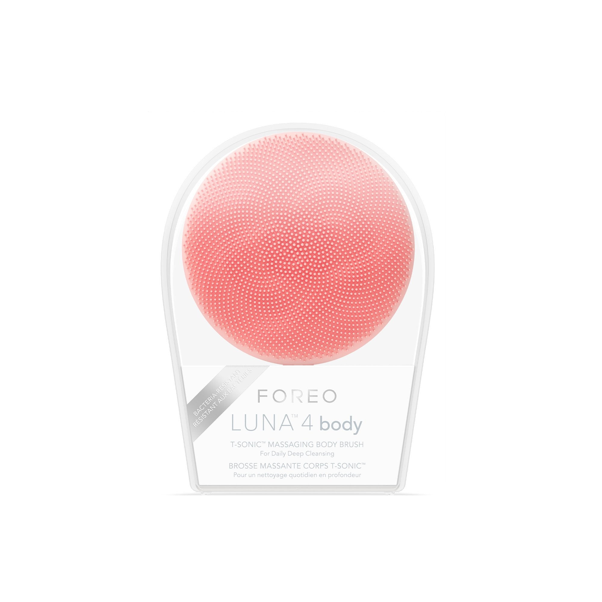 LUNA™ 4 body Massaging Body Brush, Perfect Peach - Personal Hygiene>Skin Care>Skin Care Kits - Foreo Inc