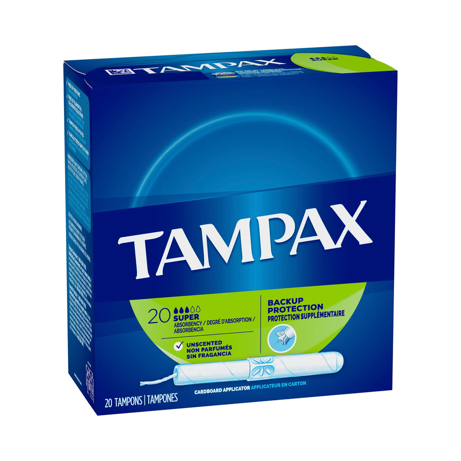 Tampax� Pearl Smooth Tampon, Super-Tampon Tampax� Pearl Smooth Super Absorbency Plastic Applicator Individually Wrapped