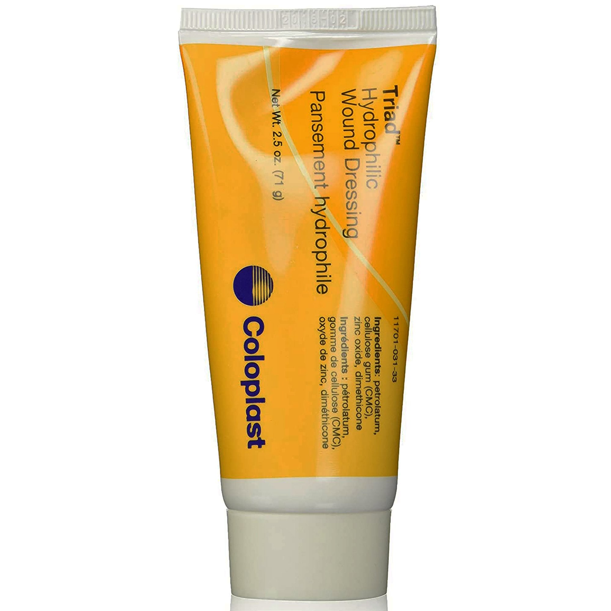 Triad™ Hydrophilic Wound Dressing, Zinc Oxide-Based Paste, 2.5-ounce Tube - Wound Care>Advanced Wound Care>Hydrogel Dressi...
