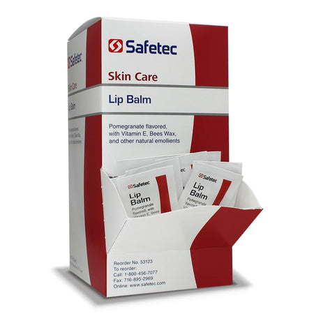 Safetec Lip Balm-Lip Balm Safetec 0.5 Gram Individual Packet