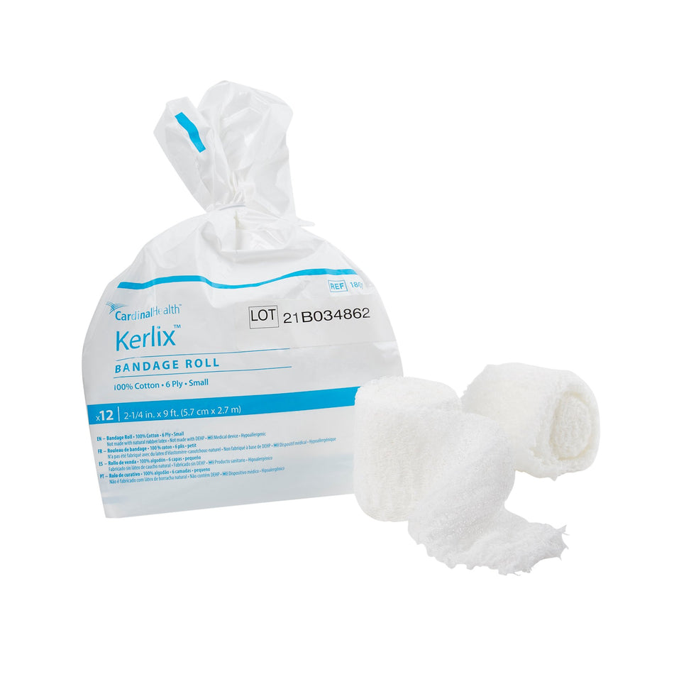 Kerlix� Fluff Bandage Roll, 2-1/4 Inch x 3 Yard, 6-Ply-Fluff Bandage Roll Kerlix� 2-1/4 Inch X 3 Yard 6-Ply NonSterile 12 per Pack