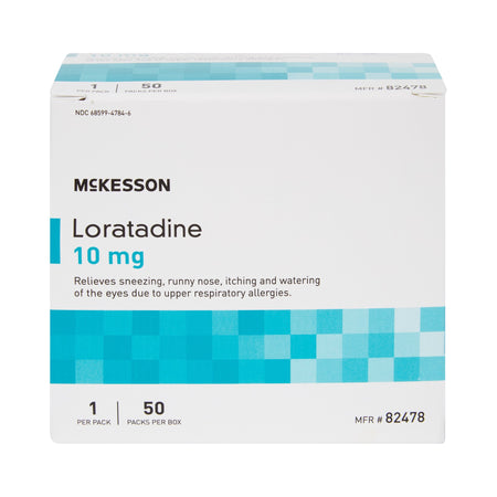 McKesson Loratadine Allergy Relief-Allergy Relief McKesson 10 mg Strength Tablet 1 per Packet