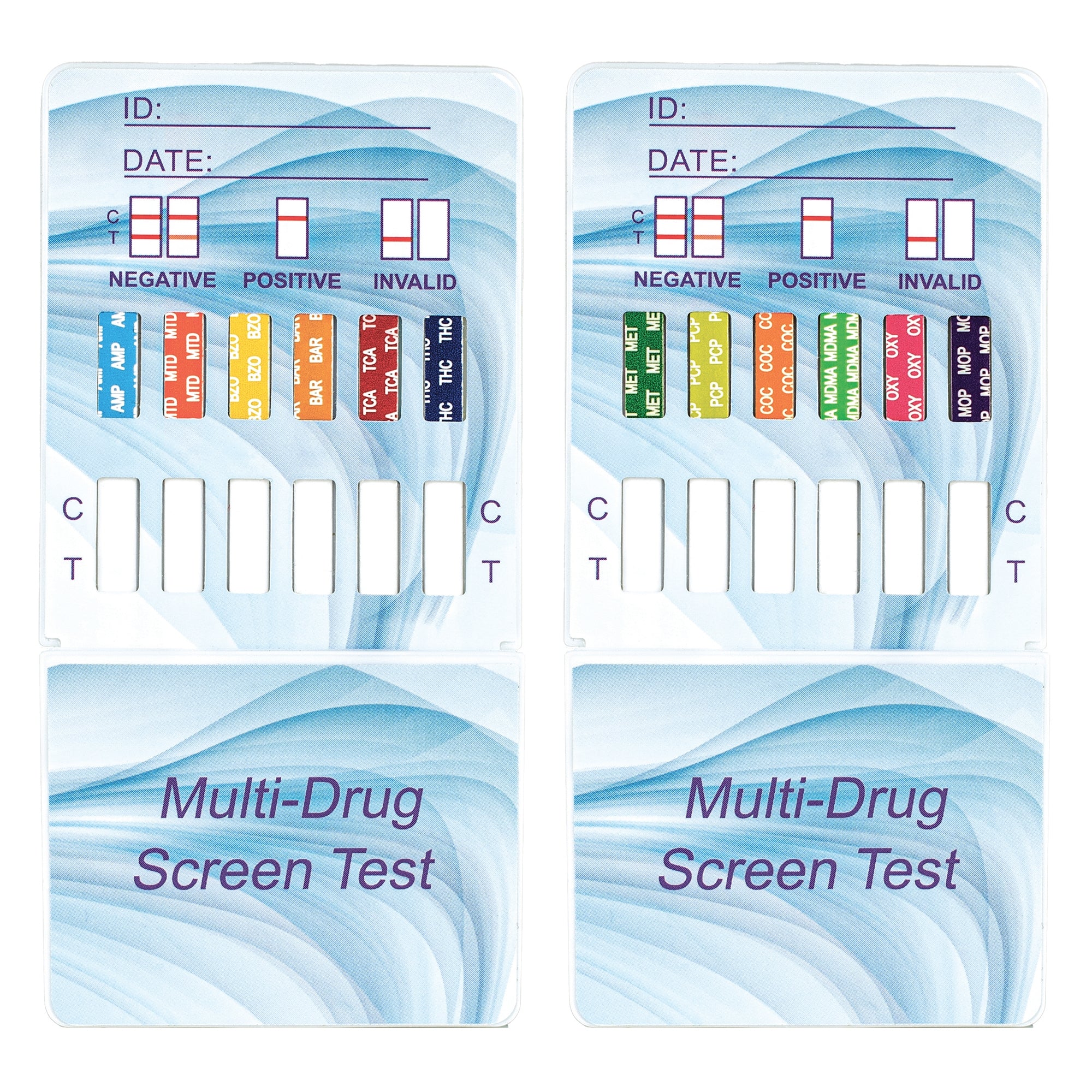 McKesson Consult 12-Drug Panel with Adulterants Drugs of Abuse Test Kit-"Drugs of Abuse Test Kit McKesson Consult AMP, BAR, BZO, COC, mAMP/MET, MDMA, MOP, MTD, OXY, PCP, TCA, THC 25 Tests CLIA Waived"