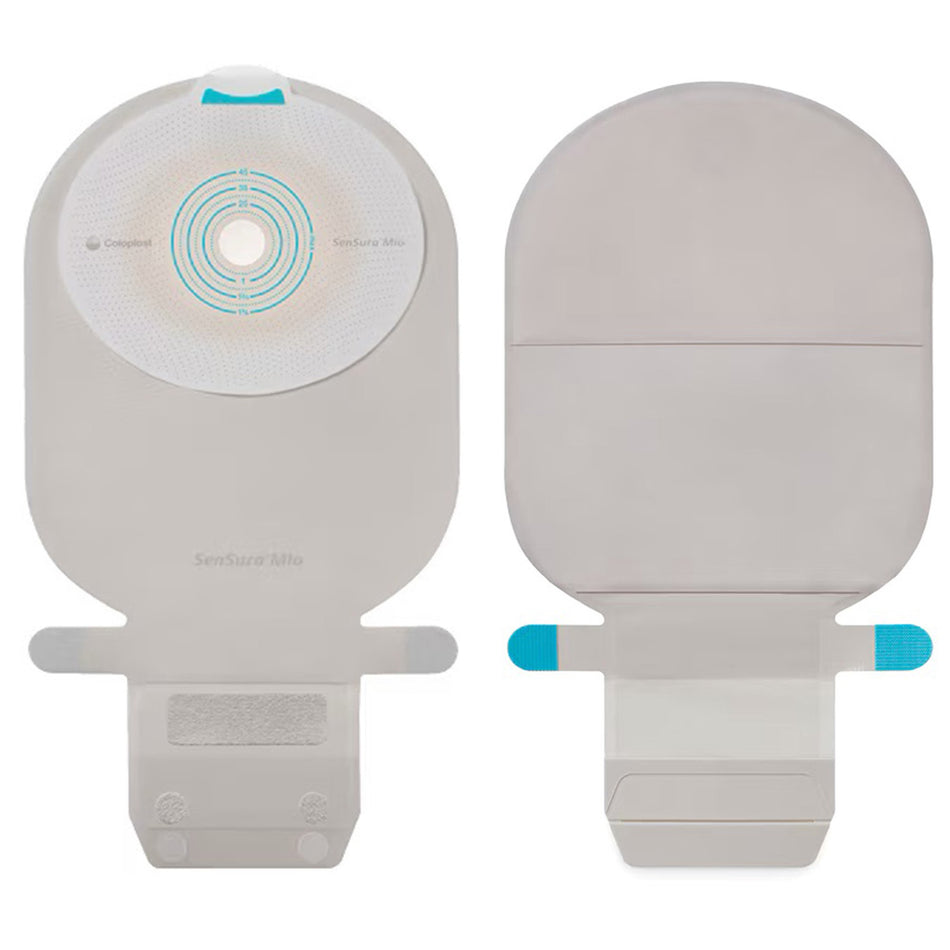 SenSura Mio One-Piece Drainable Transparent Filtered Ostomy Pouch, Maxi Length, 1-Inch Stoma-"Ostomy Pouch SenSura Mio One-Piece System 11 Inch Length, Maxi Flat, Pre-Cut 1 Inch Stoma Drainable"