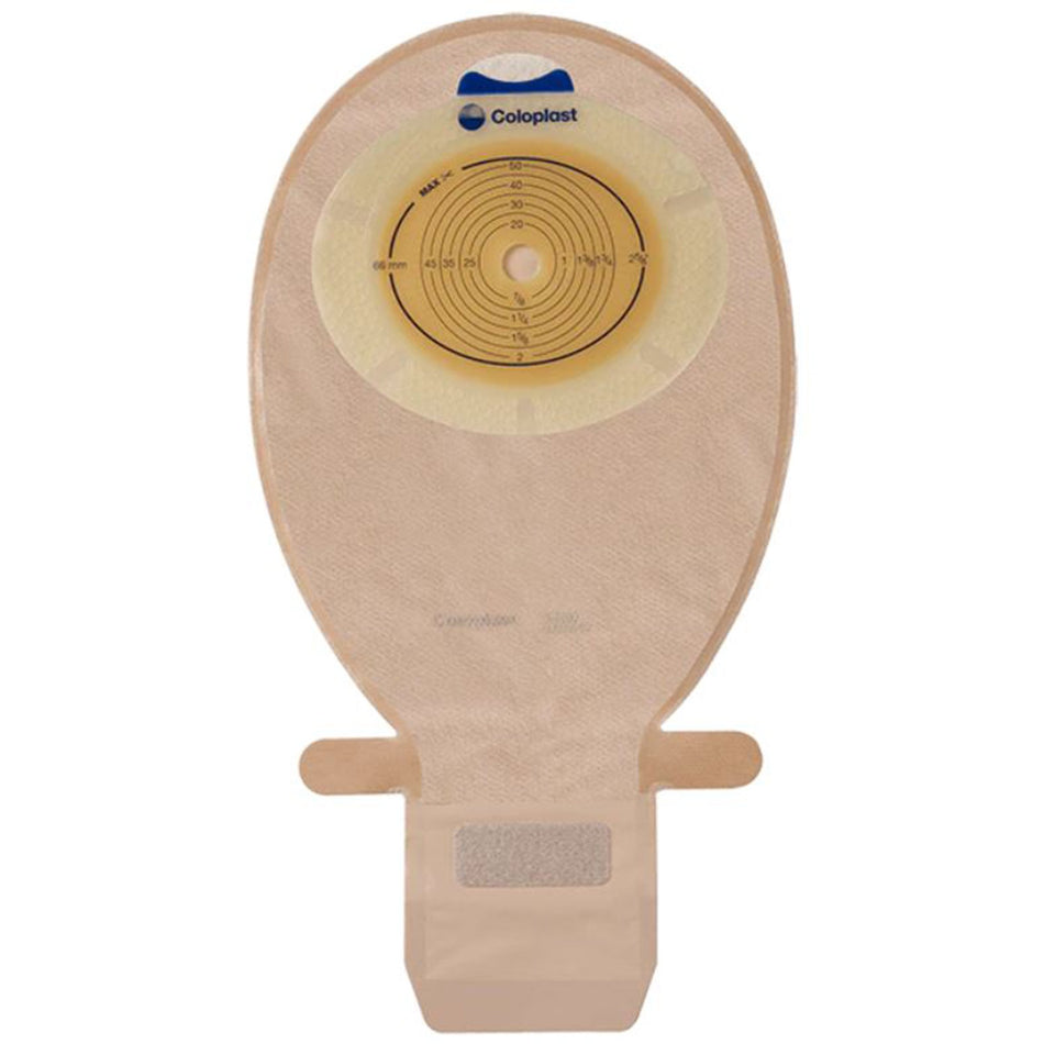 SenSura One-Piece Drainable Opaque Ostomy Pouch, 11 Inch Length, 1 Inch Stoma-"Ostomy Pouch SenSura Xpro One-Piece System 11-1/2 Inch Length, Maxi Flat, Pre-Cut 1-1/4 Inch Stoma Drainable"