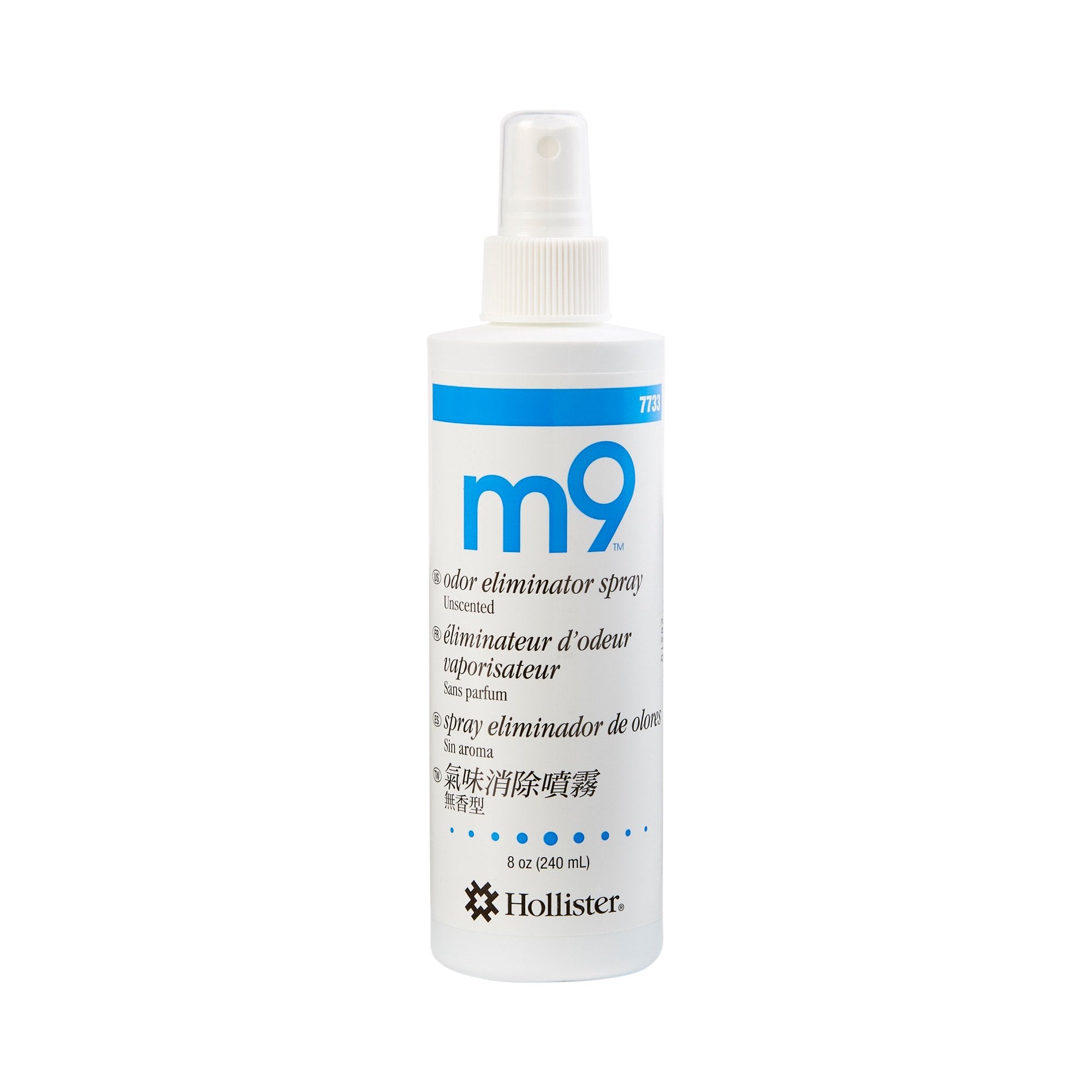 Hollister m9 Ostomy Appliance Deodorant, 8 oz, Unscented-Deodorizer M9 Liquid 8 oz. Bottle Unscented