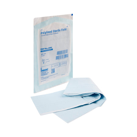 Busse Hospital Sterile Field General Purpose Drape, 18 x 26 Inch-General Purpose Drape Poly Lined Towel Drape 18 W X 26 L Inch Sterile