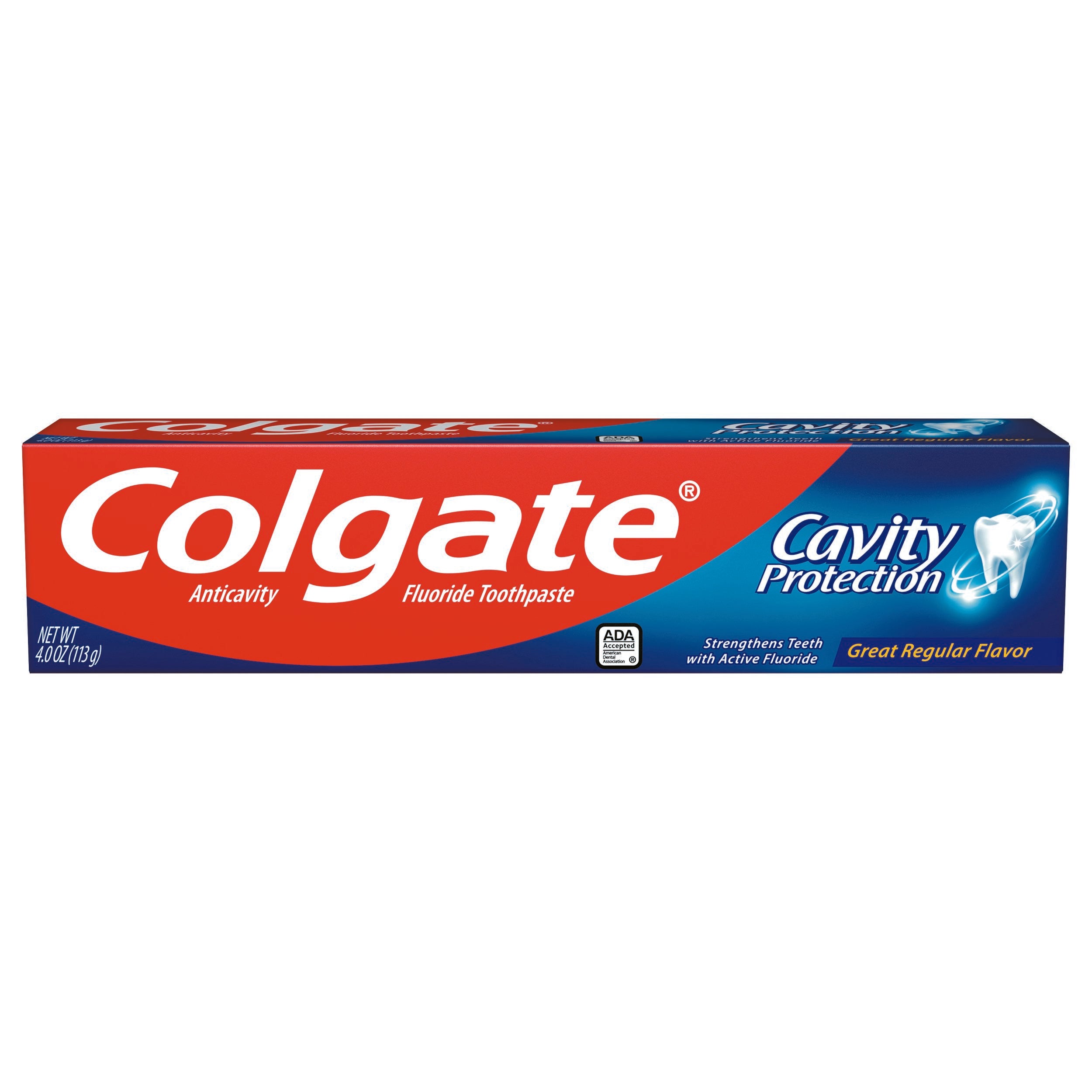 Colgate Cavity Protection Toothpaste, 4-ounce tube-Toothpaste Colgate Cavity Protection Regular Flavor 4 oz. Tube