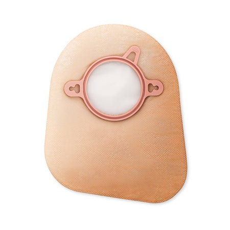 New Image Two-Piece Closed End Beige Ostomy Pouch, 9 Inch Length, 2 Inch Flange-Ostomy Pouch New Image Two-Piece System 9 Inch Length Closed End