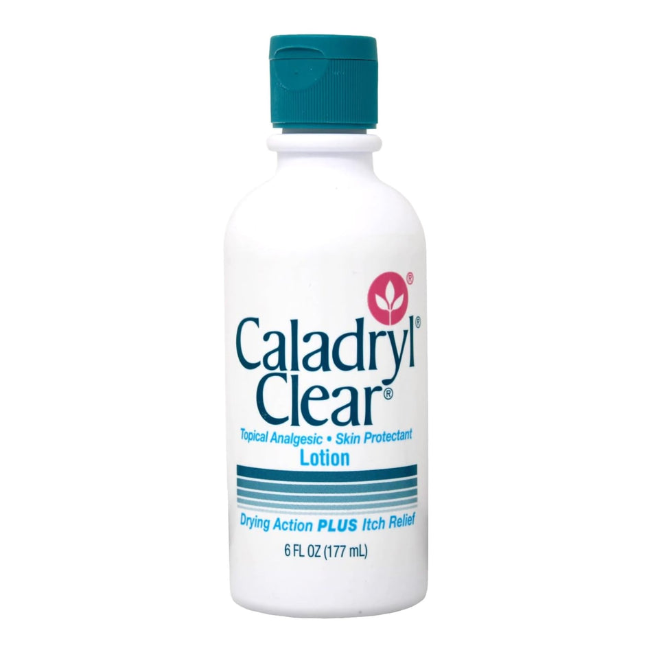 Caladryl Clear Skin Protectant Lotion-Itch Relief Caladryl 1% - 0.1% Strength Lotion 6 oz. Bottle