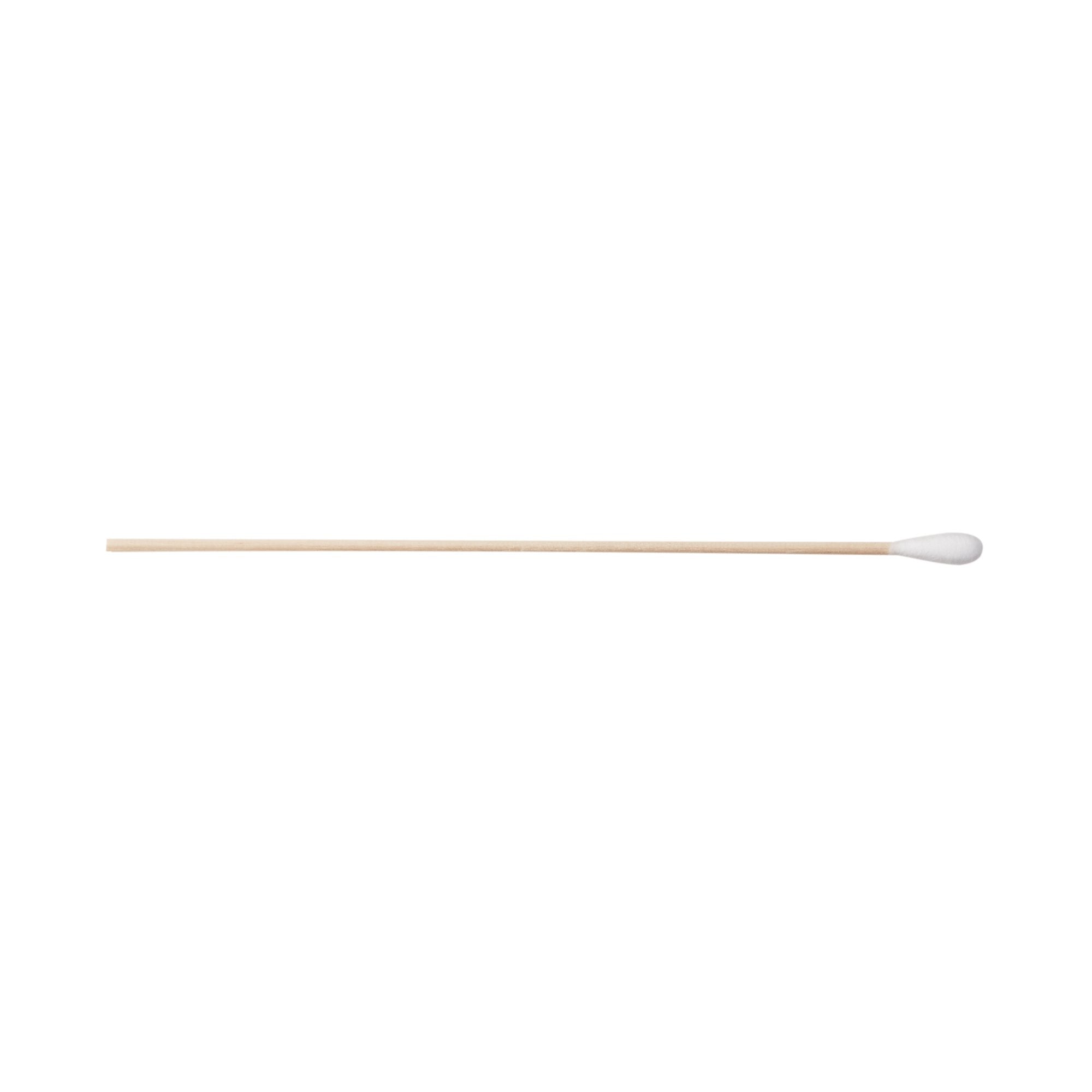 McKesson Sterile Swabsticks, Cotton Tip, 6 Inch Wood Shaft-Swabstick McKesson Cotton Tip Wood Shaft 6 Inch Sterile 1 per Pack