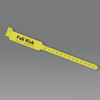 Tidi Fall Risk Wristband, Yellow-Engraved Bracelet Alert Band Snap Closure Fall Risk