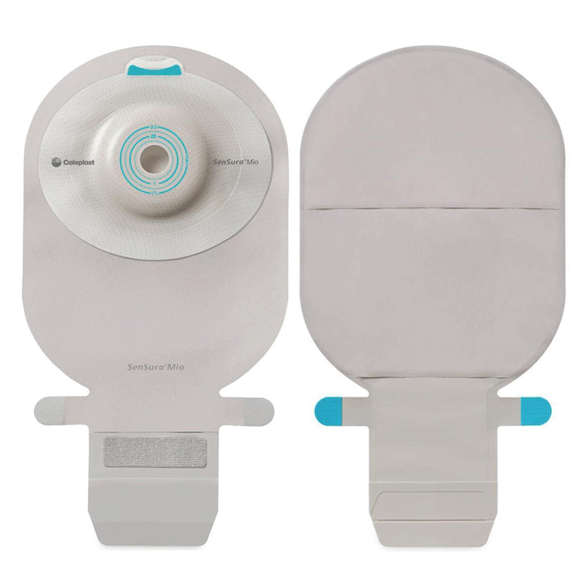 SenSura Mio Flat Maxi Drainable Ostomy Pouch, Clear, 30 mm.-"Ostomy Pouch SenSura Mio One-Piece System 11 Inch Length, Maxi Flat, Pre-Cut 1-3/16 Inch Stoma Drainable"