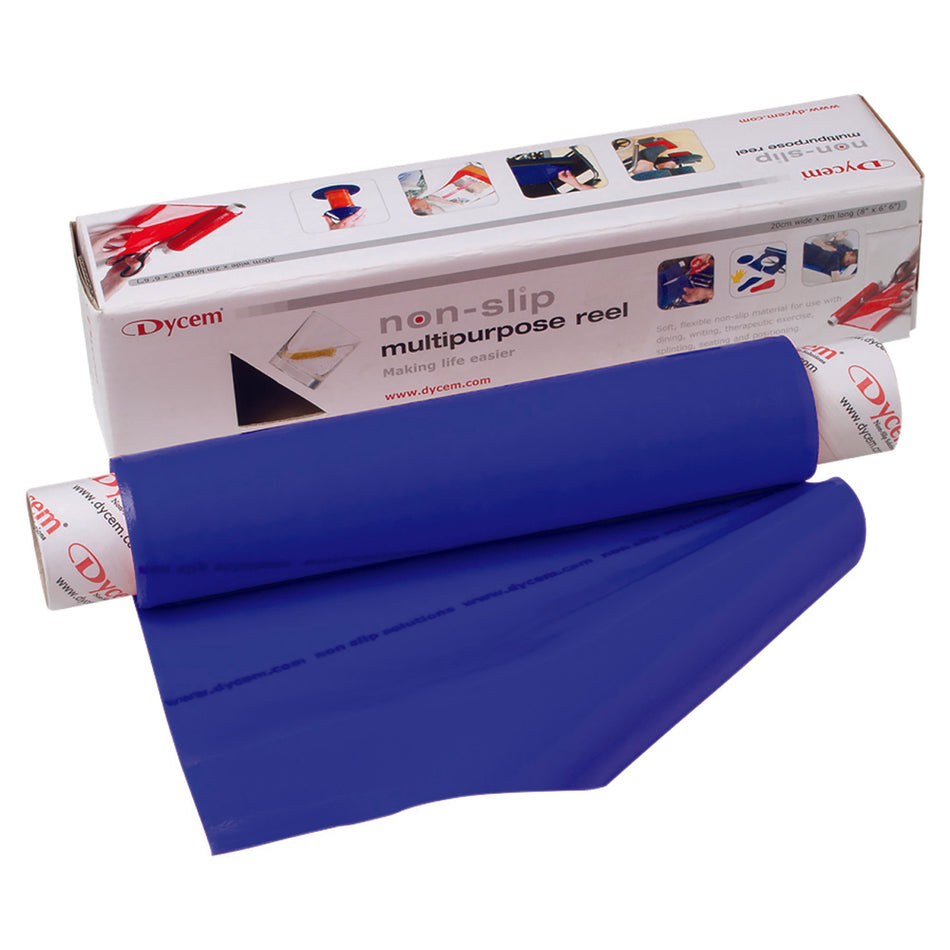 Dycem� Non-Slip Material Roll, Blue, 8 Inch x 6� Foot-Non-Slip Matting Dycem� 8 Inch X 6-1/2 Foot