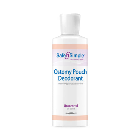 Safe n Simple Ostomy Pouch Deodorant-Ostomy Appliance Deodorant Safe n Simple 8 oz bottle
