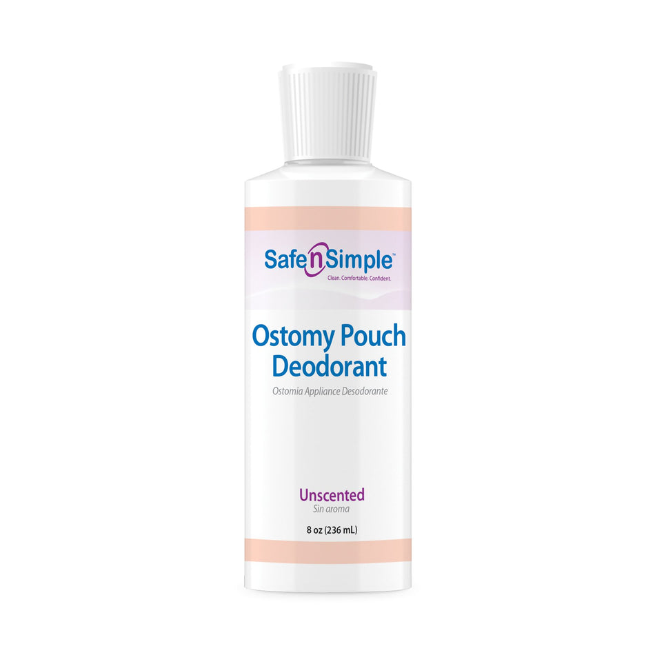 Safe n Simple Ostomy Pouch Deodorant-Ostomy Appliance Deodorant Safe n Simple 8 oz bottle