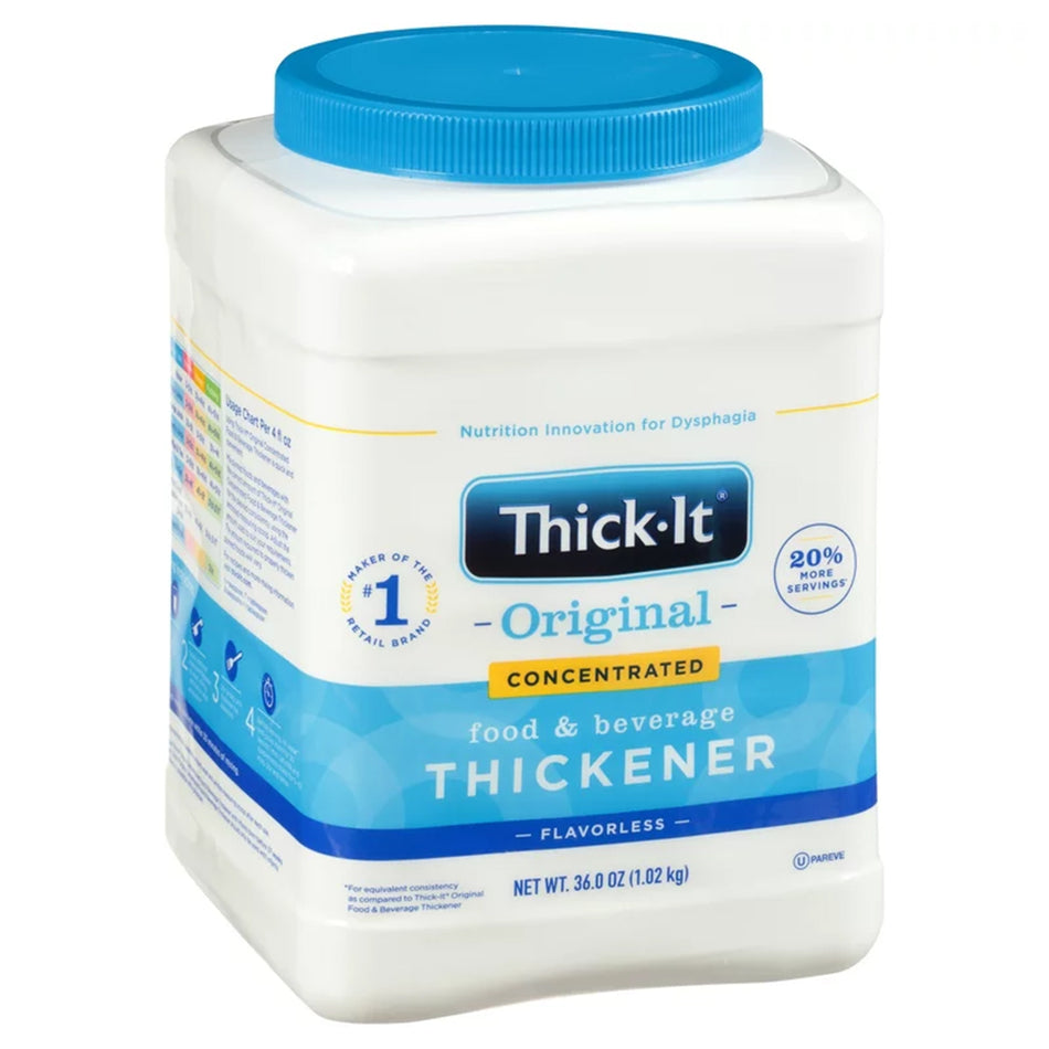Thick-It Original Concentrated Food & Beverage Thickener, 10 oz. Canister-Food and Beverage Thickener Thick-It Original Concentrated 10 oz. Canister Unflavored Powder IDDSI Level 0 Thin