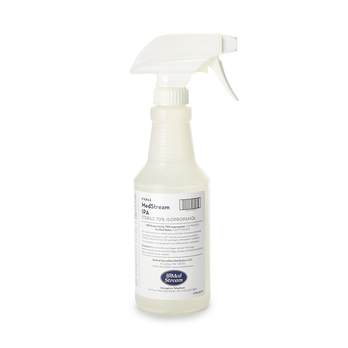 McKesson Surface Cleaner-McKesson Surface Cleaner Alcohol Based Trigger Spray Liquid 16 oz. Bottle Alcohol Scent Sterile