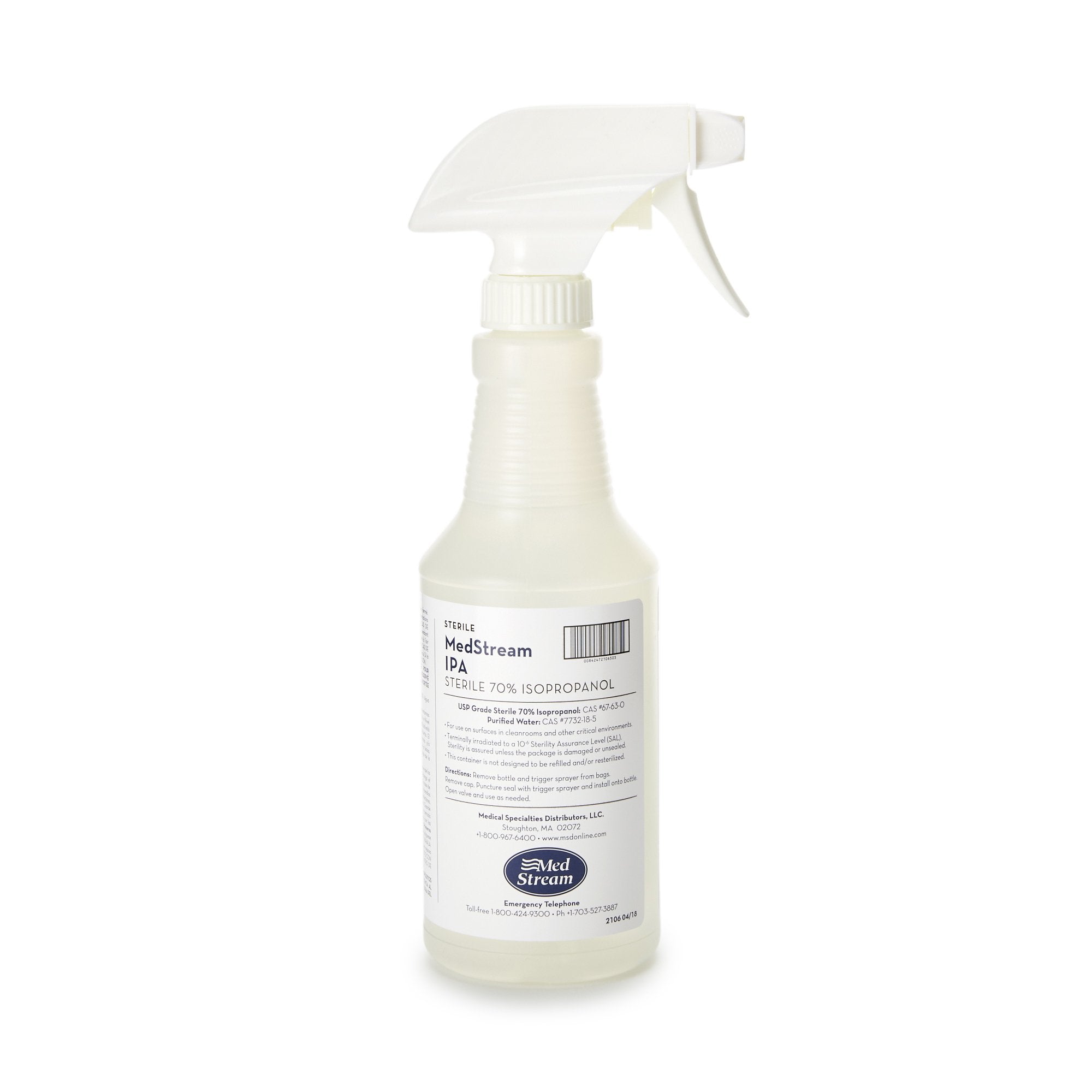 McKesson Surface Cleaner-McKesson Surface Cleaner Alcohol Based Trigger Spray Liquid 16 oz. Bottle Alcohol Scent Sterile