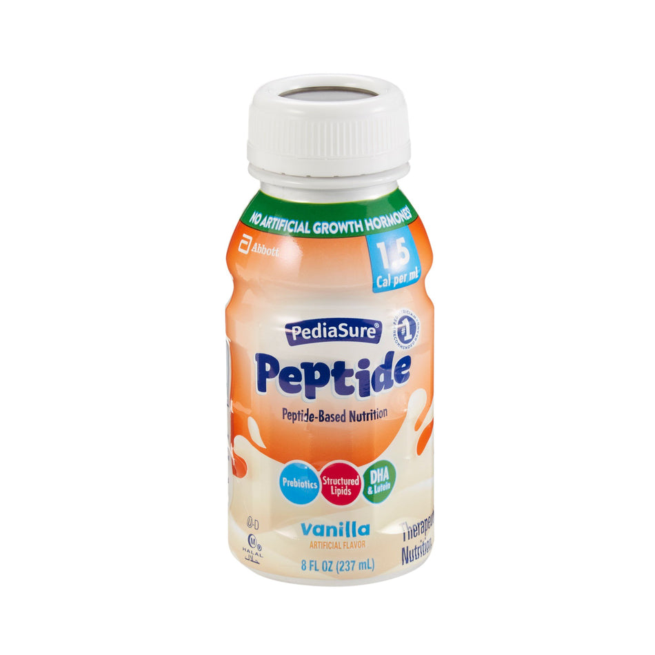 PediaSure� Peptide 1.5 Cal Peptide-Based Nutrition, Vanilla, 8-ounce bottle-Pediatric Oral Supplement PediaSure� Peptide 1.5 Cal Vanilla Flavor 8 oz. Bottle Liquid Peptide Malabsorption / Maldigestion