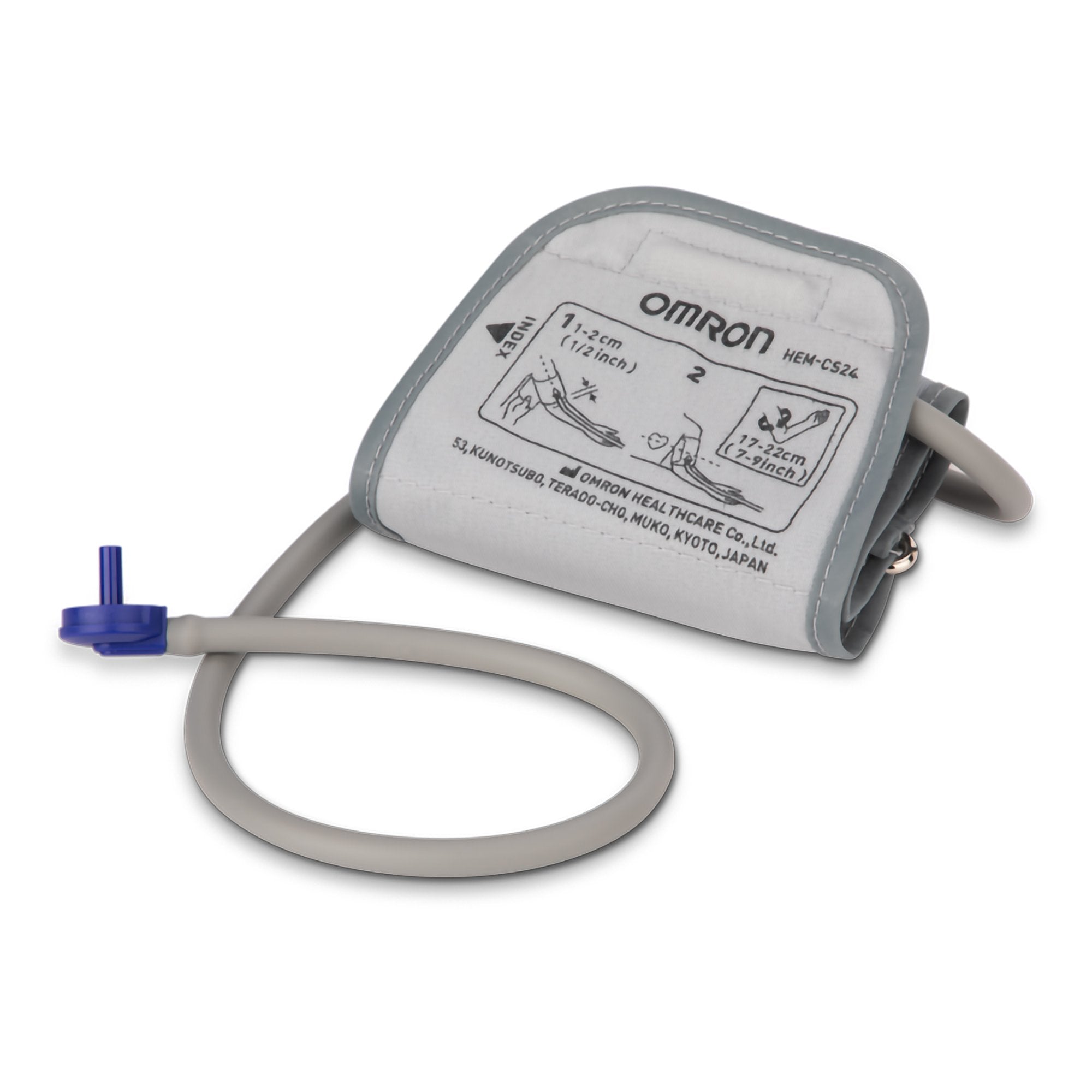 Omron Blood Pressure Cuff-Reusable Blood Pressure Cuff Omron 17 to 22.8 cm Arm Nylon Cuff Small Cuff