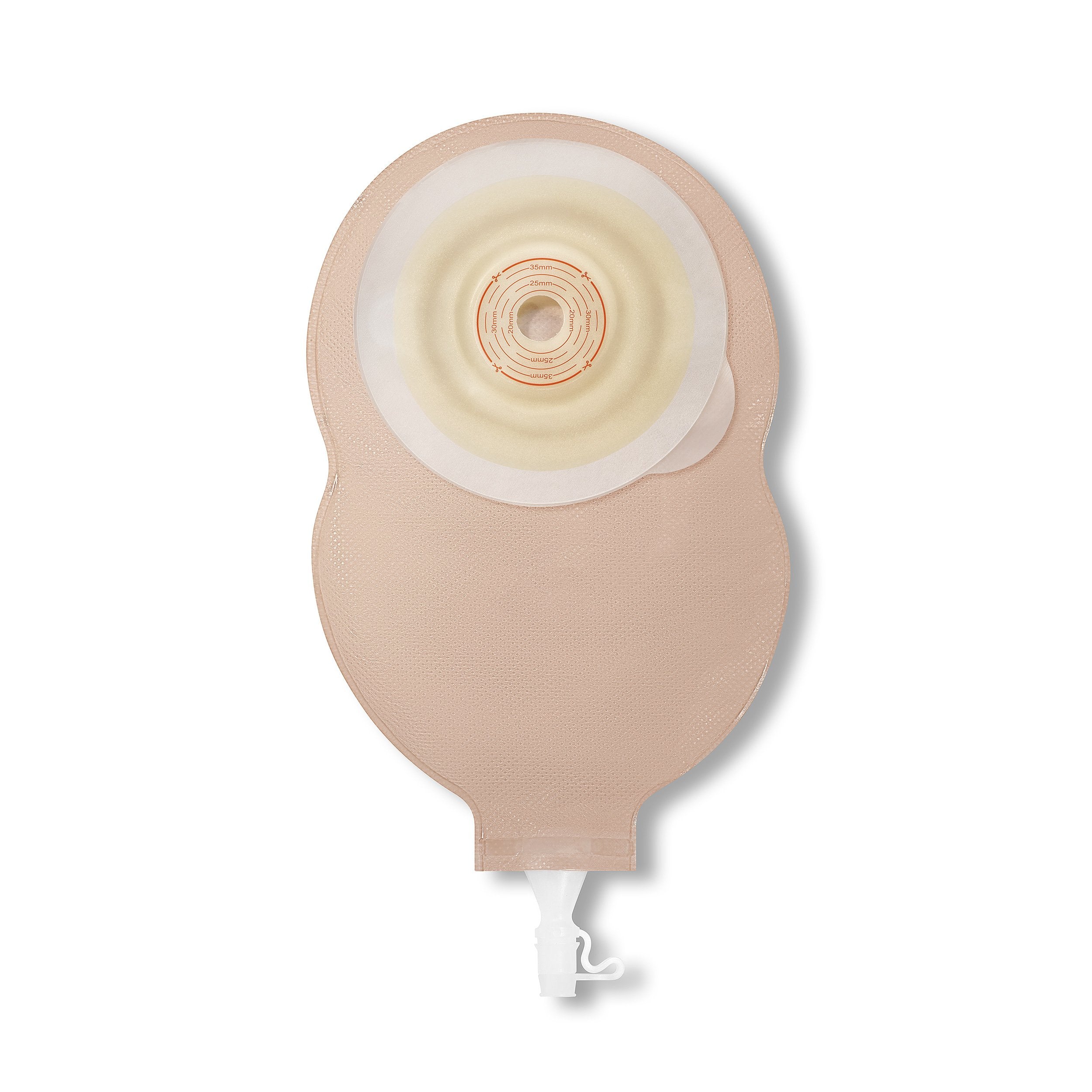 Esteem One-Piece Opaque Urostomy Pouch, 15-40mm-"Urostomy Pouch Esteem One-Piece System Convex V2, Trim to Fit"