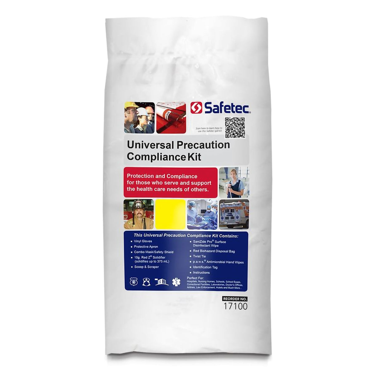 Safetec Universal Precaution Compliance Kit-Spill Kit Safetec