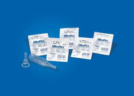 Bard UltraFlex Male External Catheter, Large-Male External Catheter UltraFlex Self-Adhesive Band Silicone Large