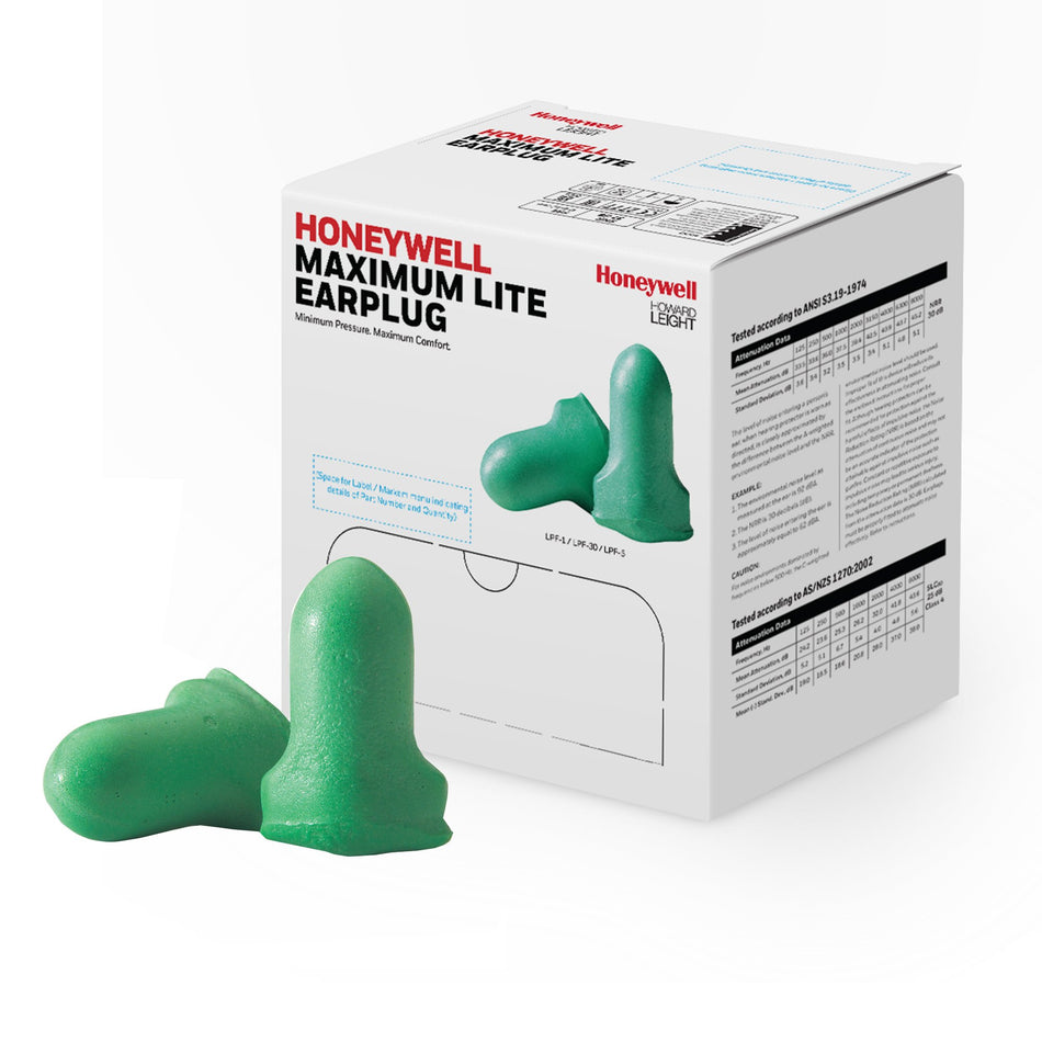 MAXIMUM LITE Cordless Ear Plugs-Ear Plugs MAXIMUM LITE Cordless One Size Fits Most Green