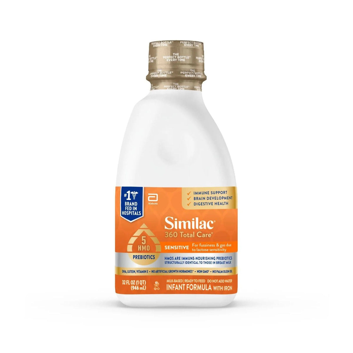 Infant Formula Similac® 360 Total Care® Sensitive Unflavored 32 oz. Bottle Liquid Iron - Nutritionals and Feeding Supplies...