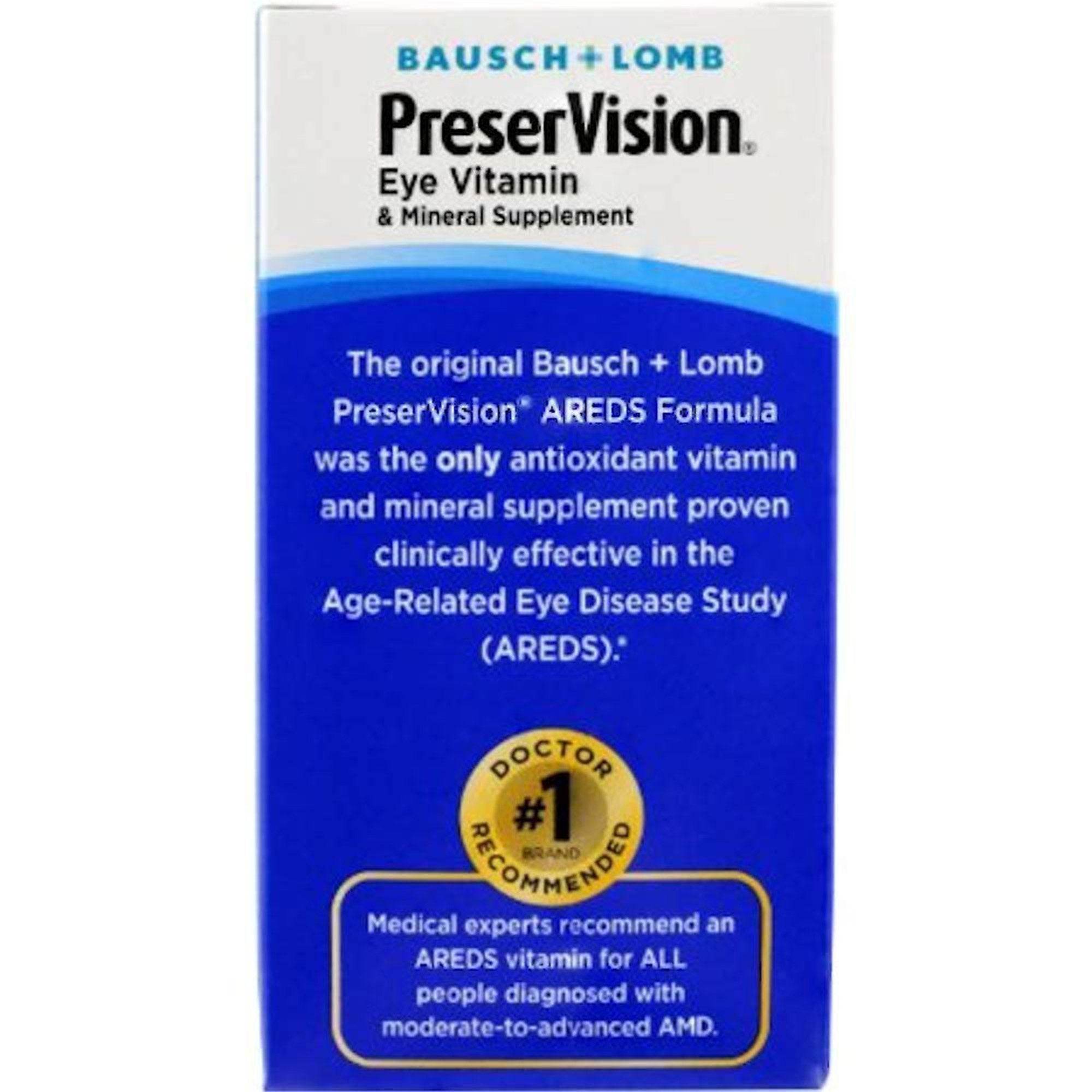 Bausch + Lomb PreserVision® PreserVision AREDS Tablets