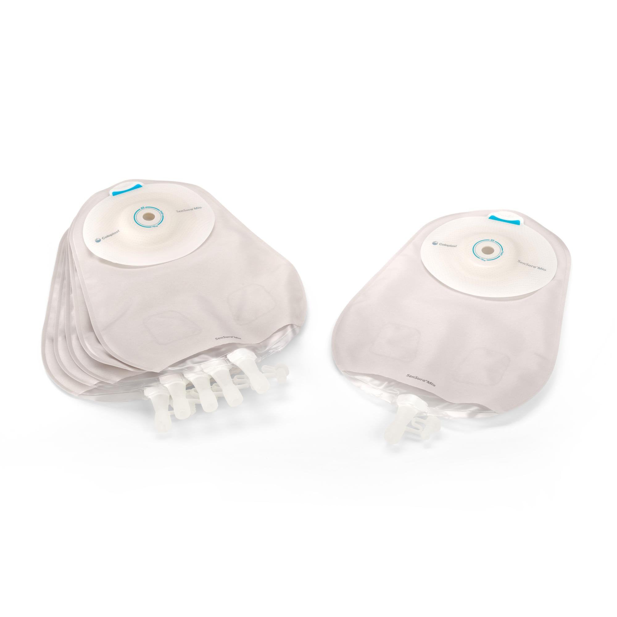 Urostomy Pouch SenSura® Mio Convex One-Piece System 10-1/2 Inch Length, Maxi Convex Light, Trim to Fit 5/8 to 1-5/16 Inch Stoma Drainable