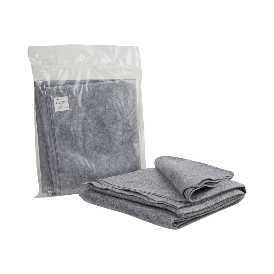 McKesson Polyester Stretcher Blanket, 40 x 80 Inch-Stretcher Blanket McKesson 40 W X 80 L Inch Polyester 100%