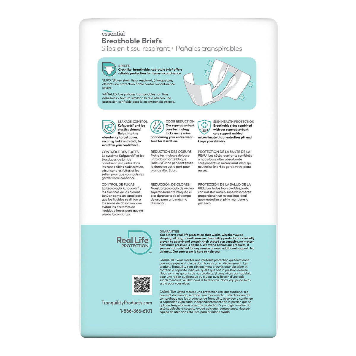 Tranquility® Essential Heavy Incontinence Brief, Small - Incontinence>Adult Briefs and Protective Undergarments - Principl...