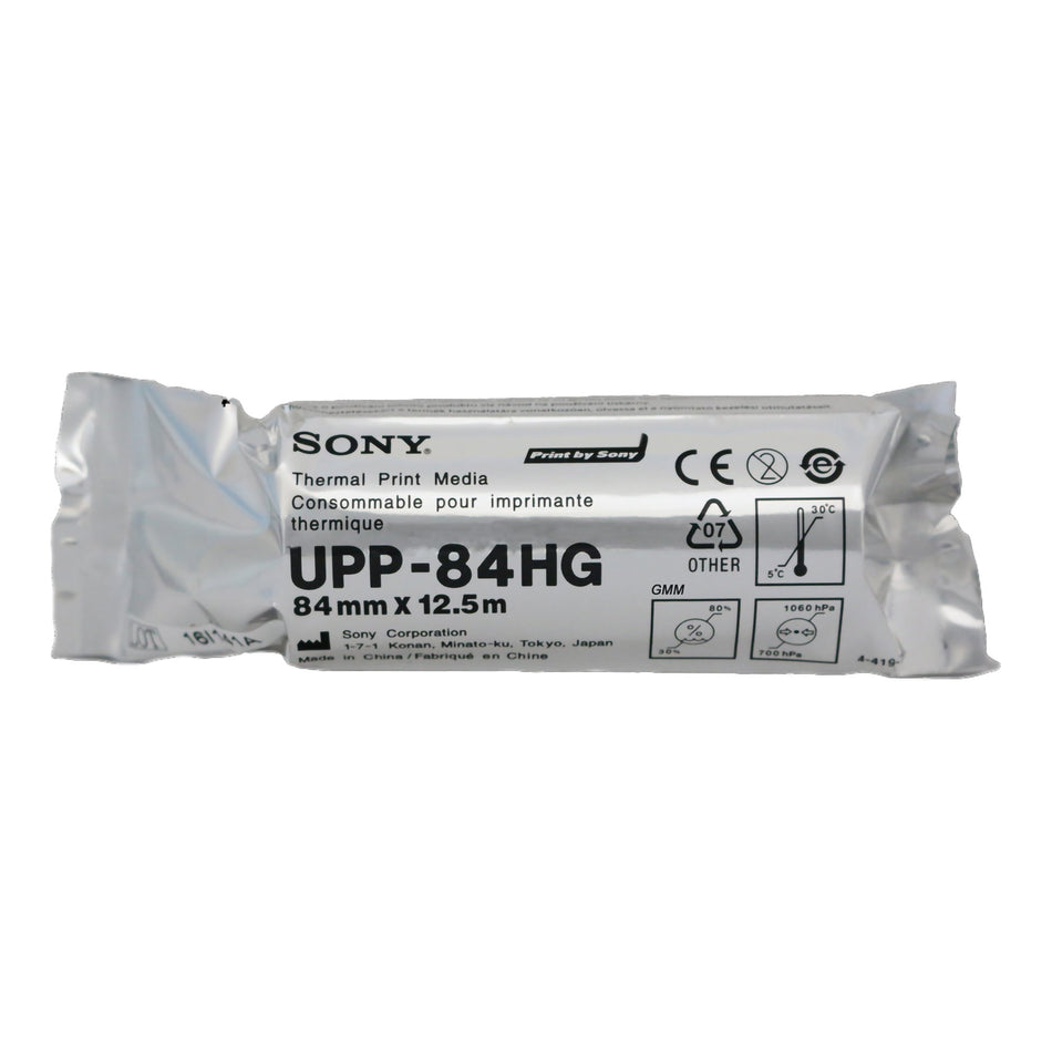 Thermal Printer Paper Sony® 104 Prints 84 mm X 12-1/2 Meter Black / White - Nurse's Station and Office Supplies>Copy and P...