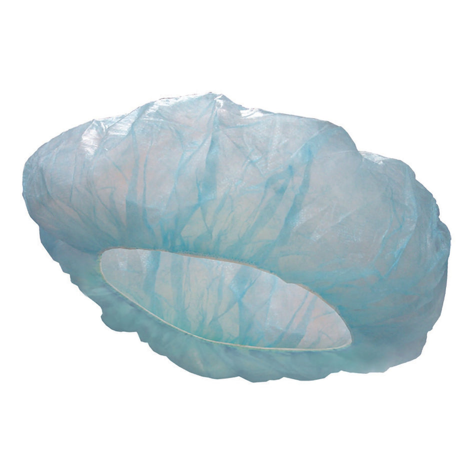 McKesson Disposable Bouffant Surgical Caps, Blue, Elastic Closure, 21"-Bouffant Cap McKesson Blue Elastic Closure