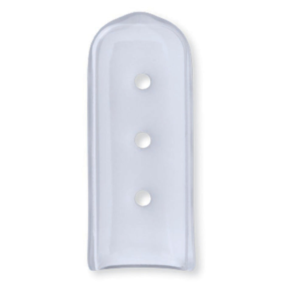 Protect-A-Caps Instrument Tip Guard-"Instrument Tip Protector Protect-A-Caps Flat, Clear with Slits, 3/8 W X 1 L Inch, Radiopaque, Disposable, Steam Sterilizable, Non-Sterile"