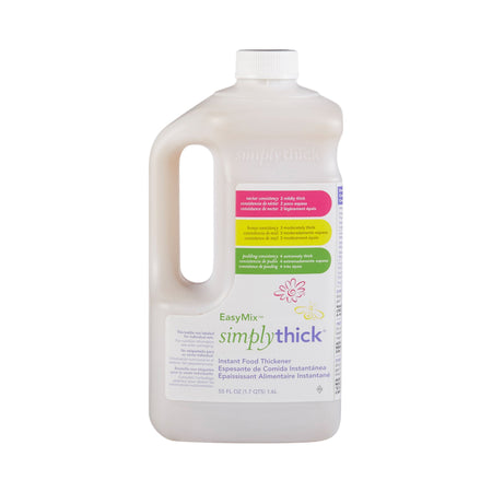 SimplyThick EasyMix Bottle and Pump, 1.6 Liter Pump Bottle-Food and Beverage Thickener SimplyThick Easy Mix 1.6 Liter Pump Bottle Unflavored Gel IDDSI Level 2 Mildly Thick