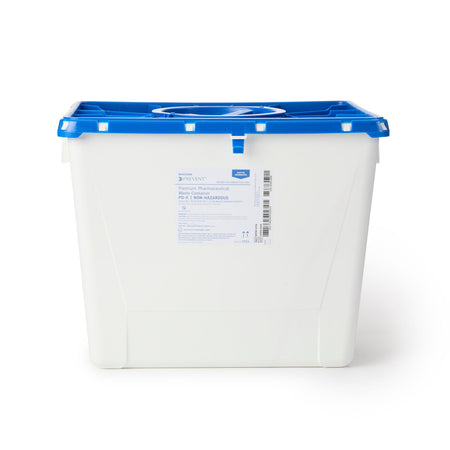 McKesson Prevent® Pharmaceutical Waste Container, 8 Gal., 13.5 x 17.3 x 13 inch - Needles and Syringes>Sharps Collectors>S...